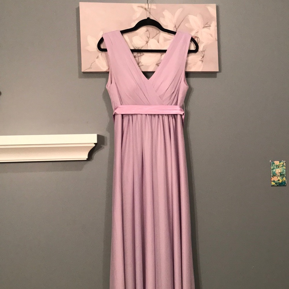 Azazie Angelina formal (maternity) dress in Iris